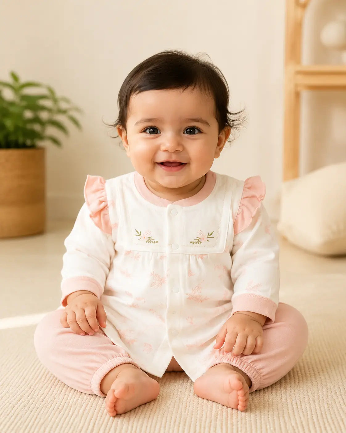 Premium Baby Dress Set | Imported Fabric | 6M-1Y
