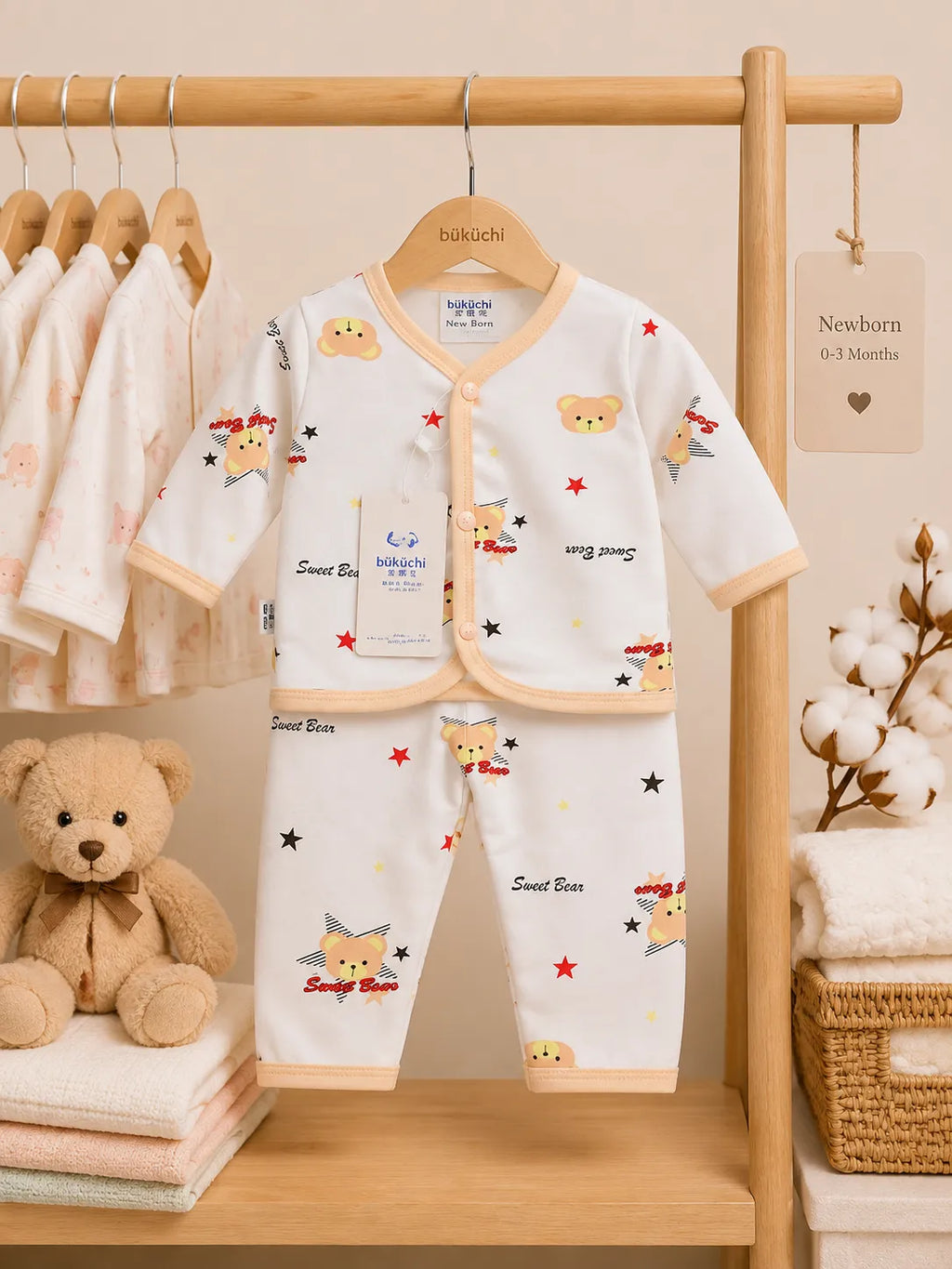 Sweet Bear Newborn 2-Piece Set