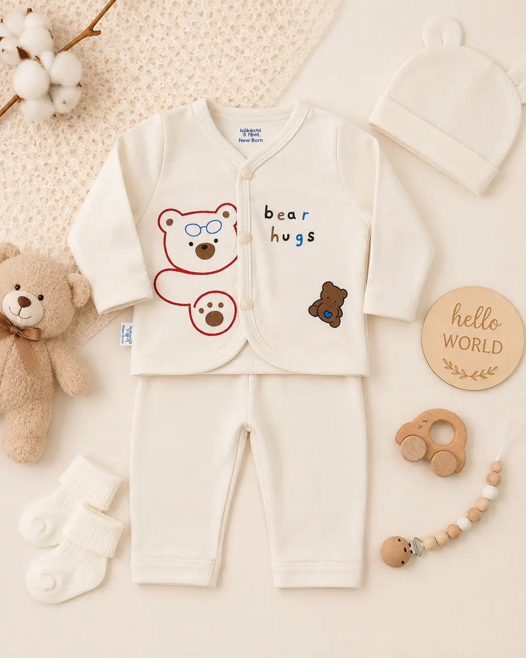 Newborn Bear Hugs 2-Piece Set