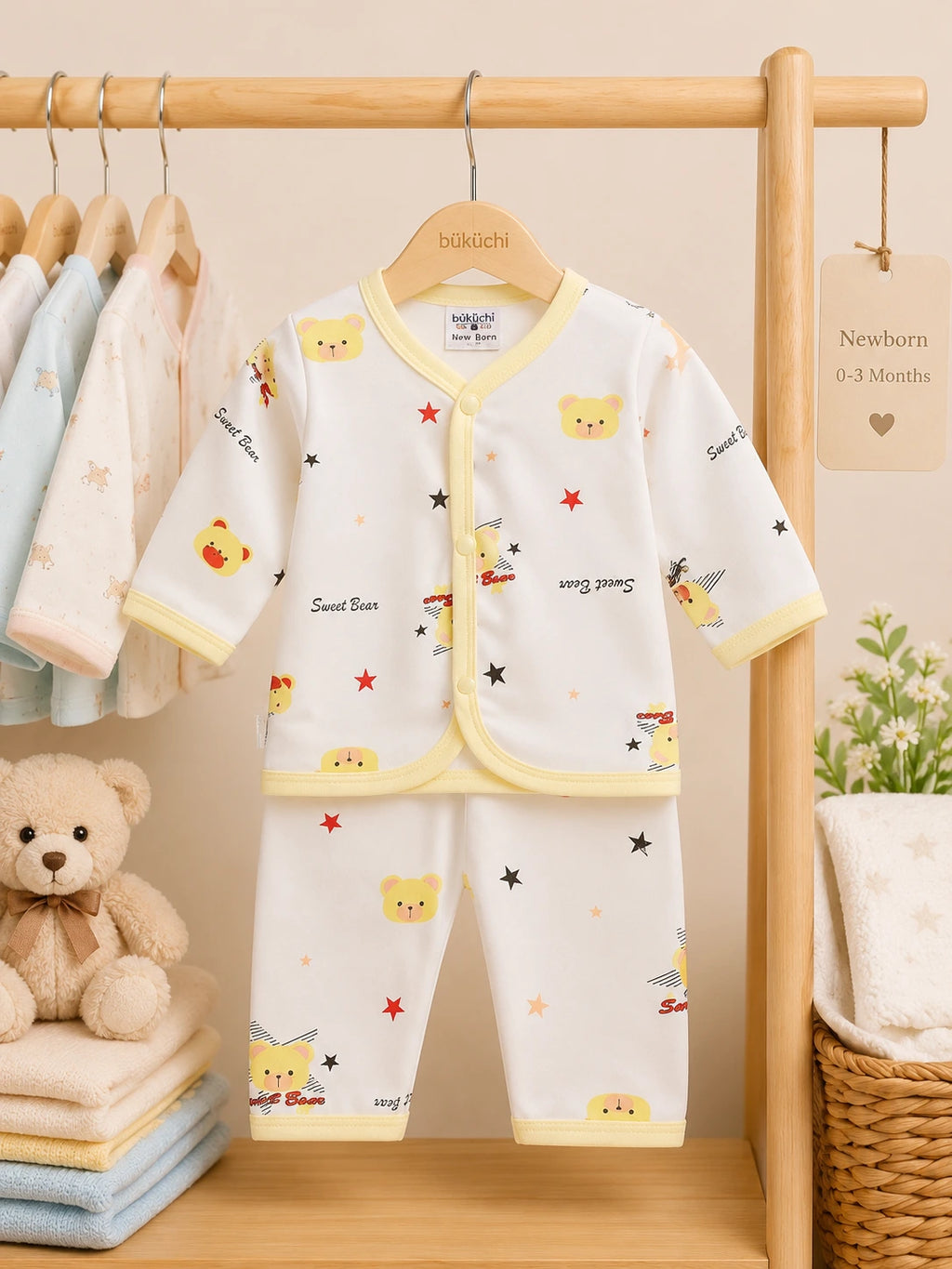 Sweet Bear Newborn 2-Piece Set