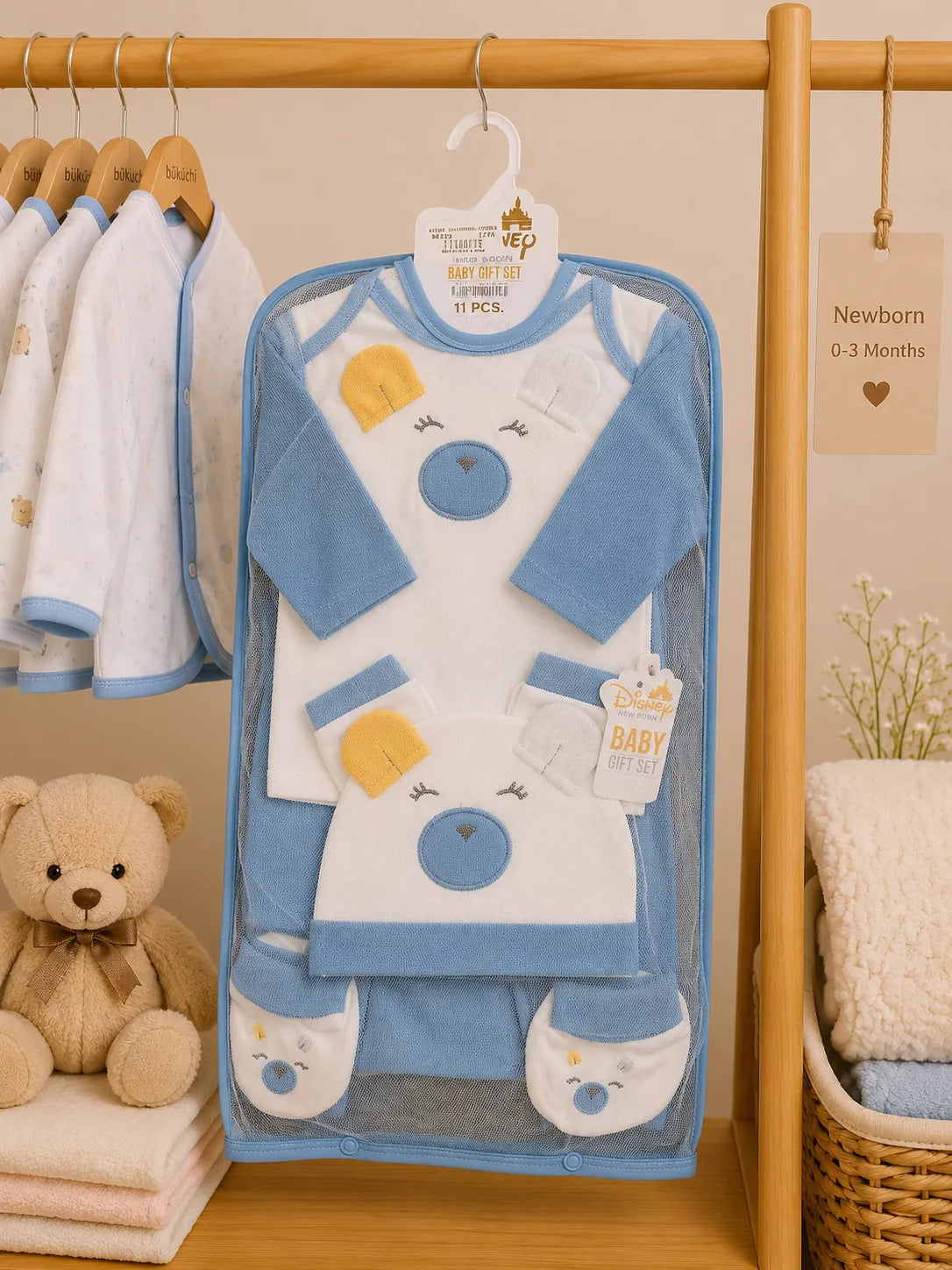 Newborn Baby 11 Pcs Starter Gift Set