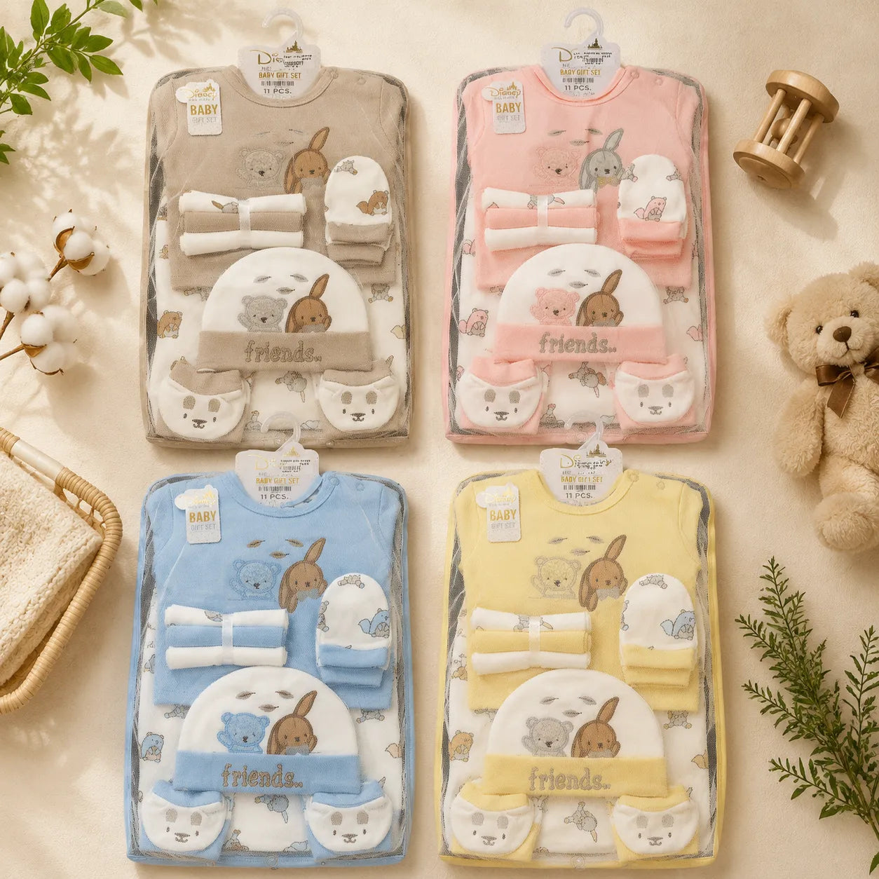 Disney Newborn 11 Pcs Baby Starter Set